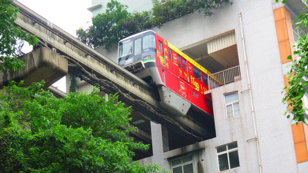 网红重庆轻轨必到特色站点 网红重庆轻轨必到特色站点