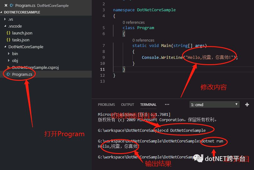 使用 Visual Studio Code 开发.NET Core 看这篇就够了