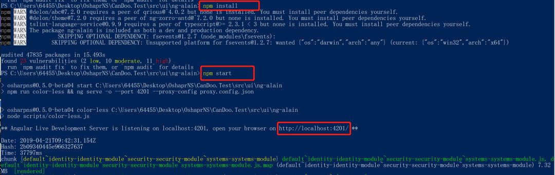 轻量级.NET Core 快速开发框架 OsharpNS