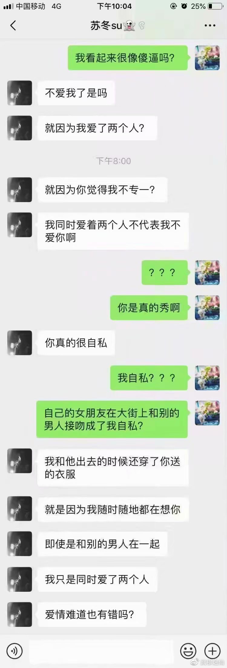 1—7 级渣女等级对照表