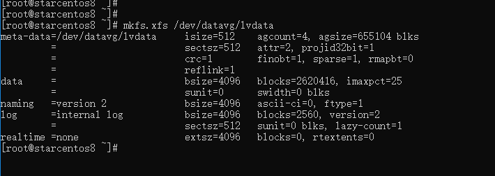 CentOS 8.0 创建管理 LVM 分区（挂载新分区）