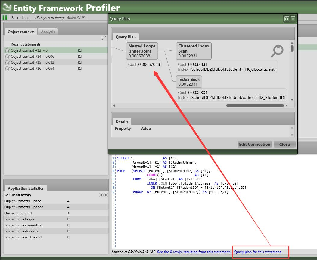 三种方式让你轻松监控 Entity Framework 中的 sql 流转