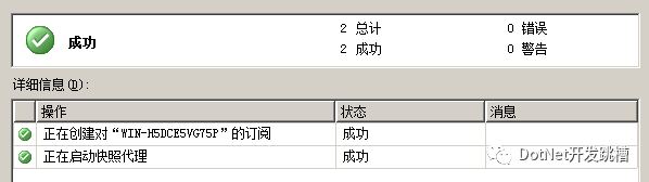 Sql Server 数据库读写分离配置