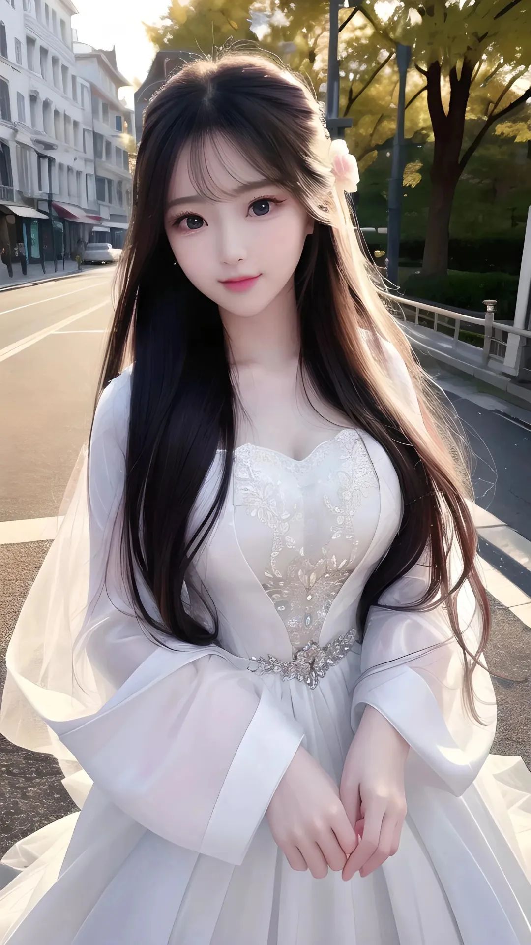 AI绘画——街拍美女-武穆逸仙