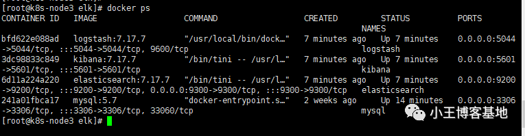 使用 docker 搭建 ELK