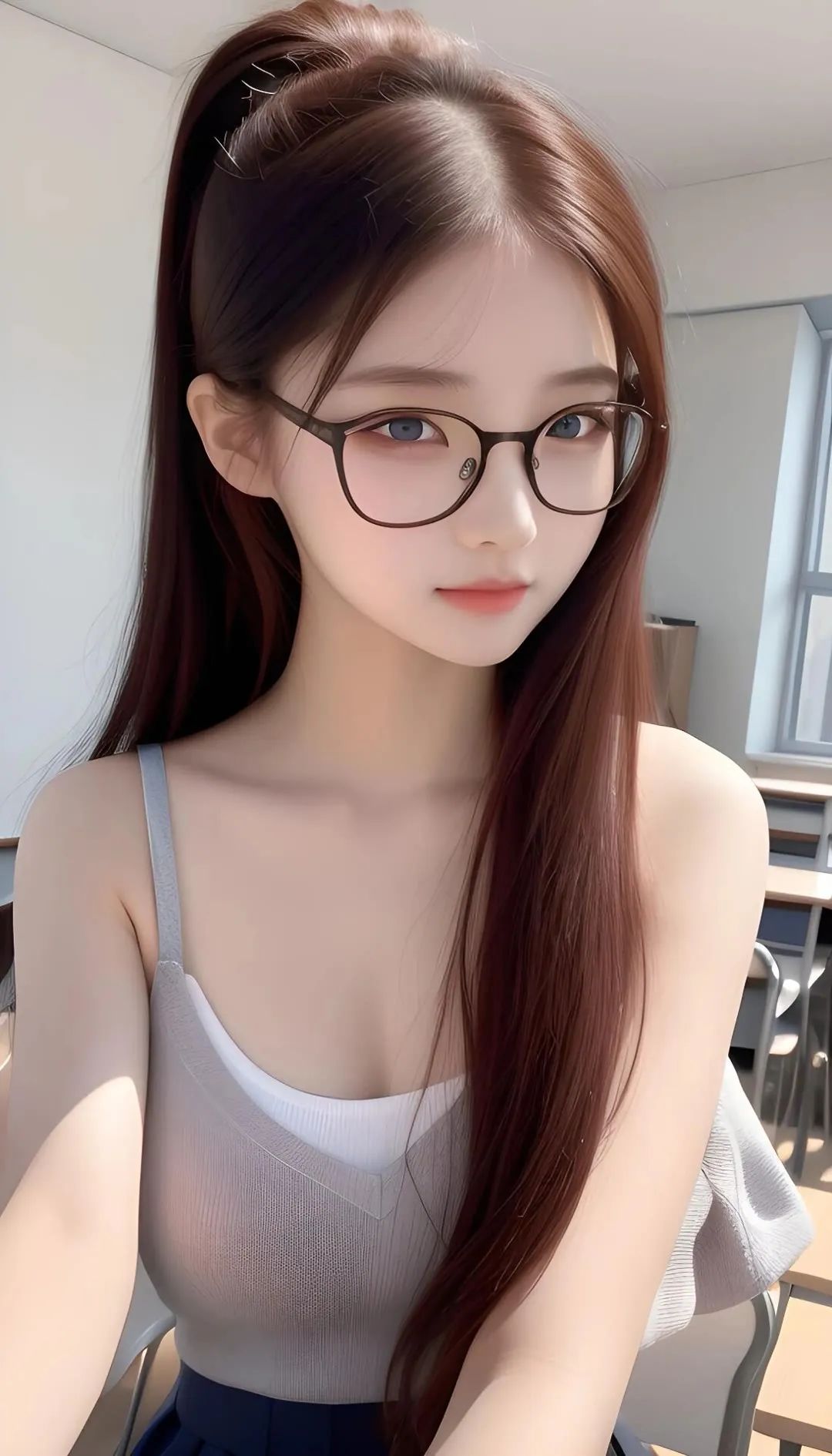 戴眼镜的学生妹,清纯可爱有气质①:不嫉妒,允许别人比自己优秀 戴眼镜的学生妹,清纯可爱有气质①:不嫉妒,允许别人比自己优秀