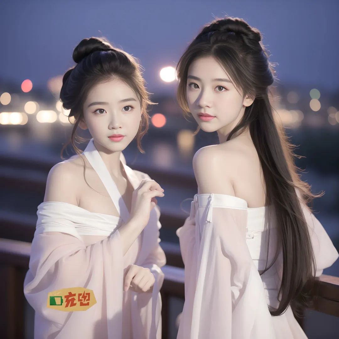 古风汉服下的多情姐妹花,活色生香的美丽令人陶醉 古风汉服下的多情姐妹花,活色生香的美丽令人陶醉