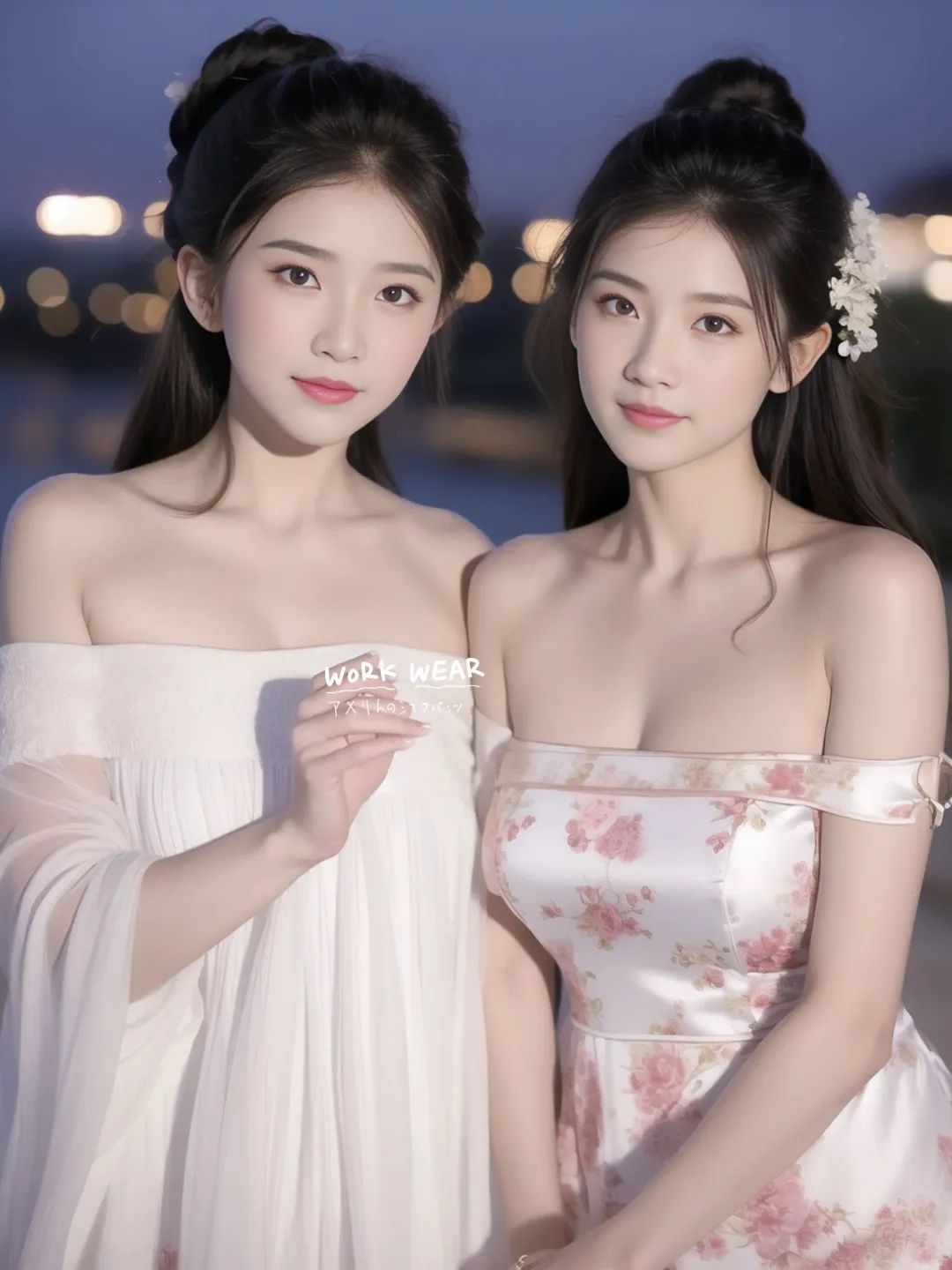 古风汉服下的多情姐妹花,活色生香的美丽令人陶醉 古风汉服下的多情姐妹花,活色生香的美丽令人陶醉