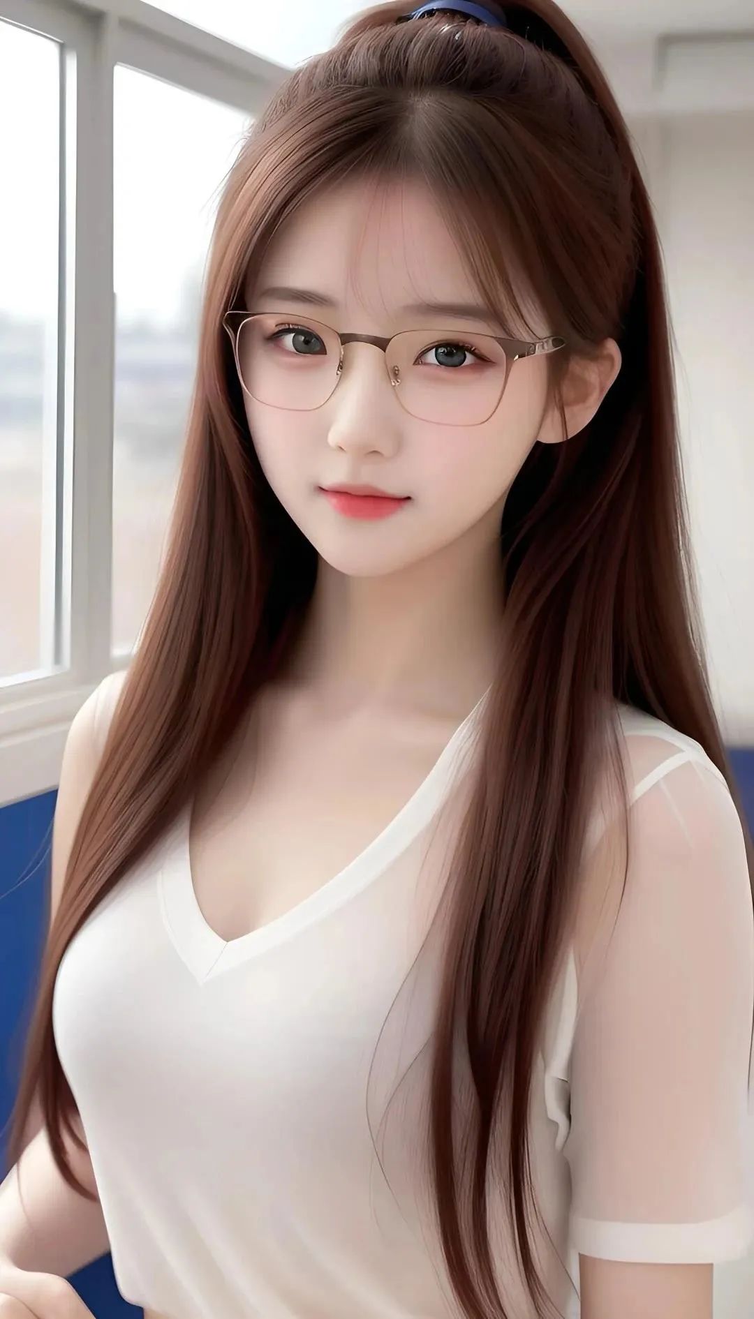 戴眼镜的学生妹,清纯可爱有气质①:不嫉妒,允许别人比自己优秀-武穆逸仙