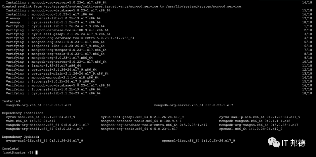 MongoDB 主从复制