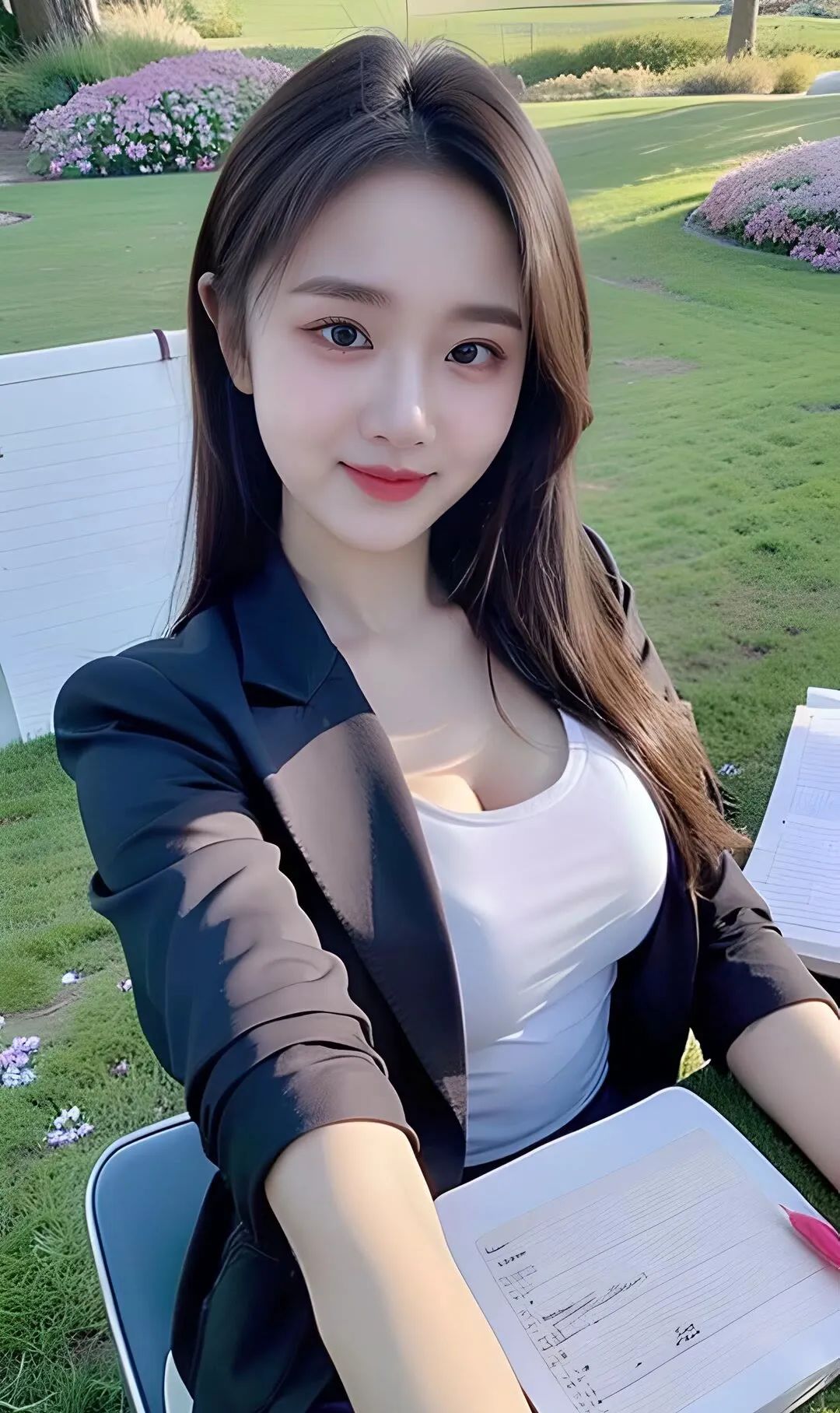 高清美图壁纸欣赏：丰满女孩
