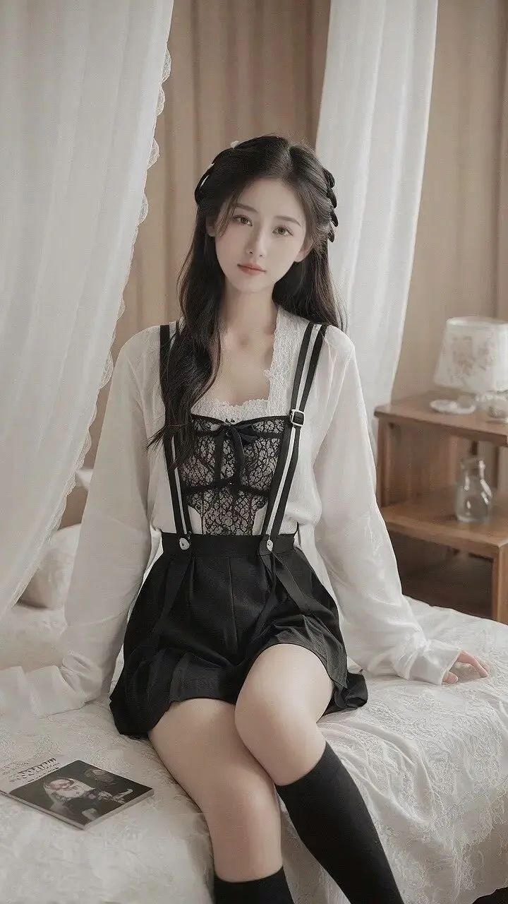 清纯甜美女孩穿美裙，美美哒(2)