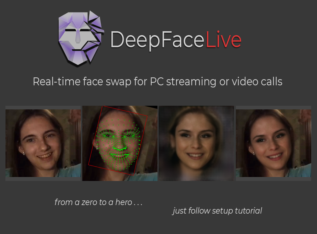 DeepFaceLive 一款实时直播 AI 换脸开源软件
