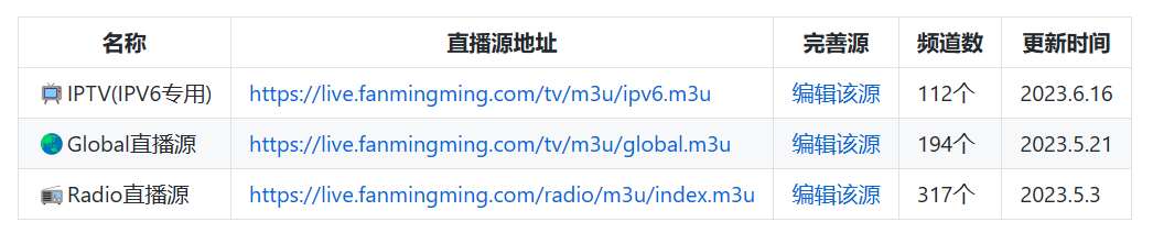 一个国内可直连的直播源分享项目,永久免费,完整开源-武穆逸仙
