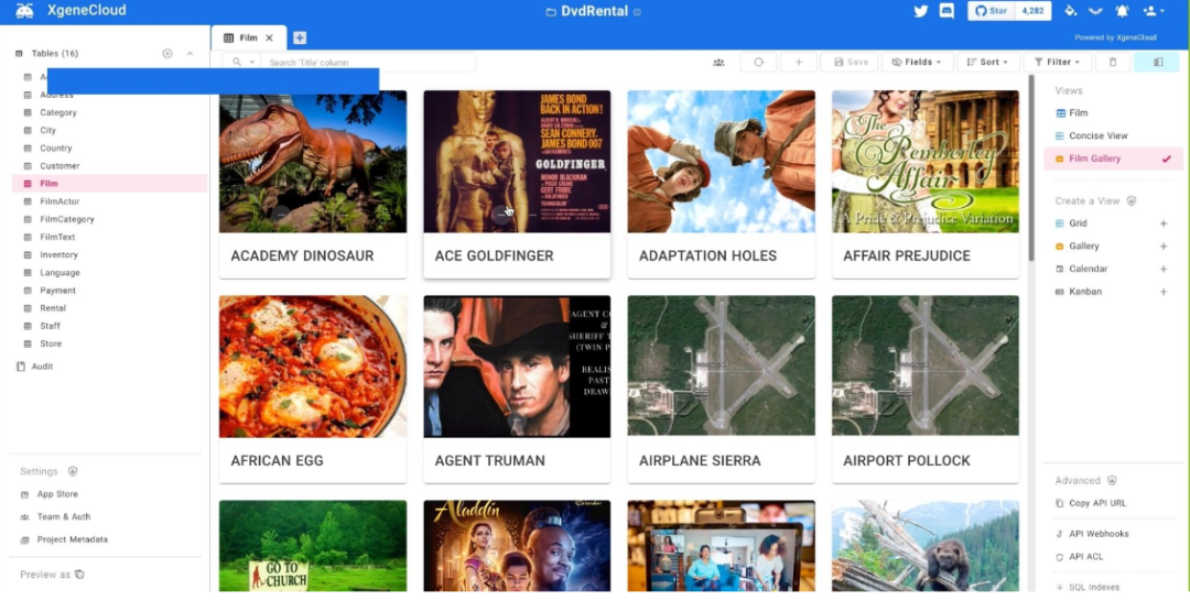 Airtable 的开源替代方案，轻松将数据库转为智能表格！