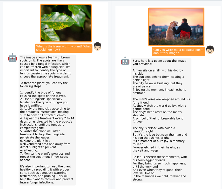 AI 不仅可以看图说话，并且可以谈论图片内容