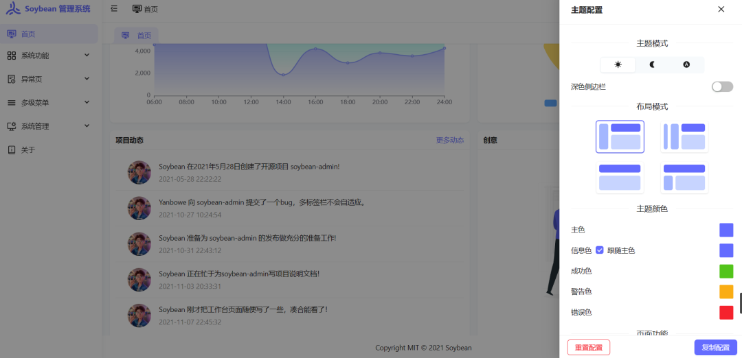 7.9k star！一款清新优雅的开源后台管理系统，好用！