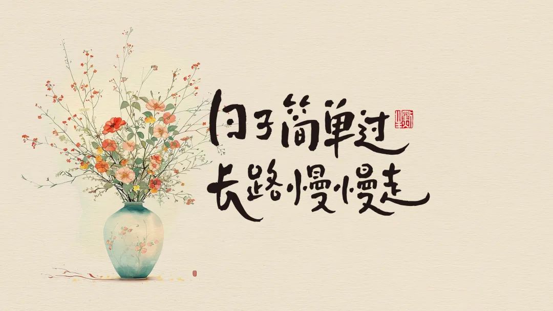 很舒心的一段话
