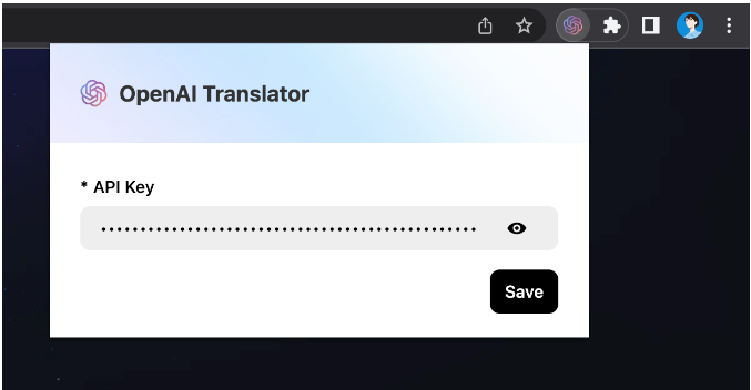 基于 ChatGPT API 的划词翻译 Chrome 插件