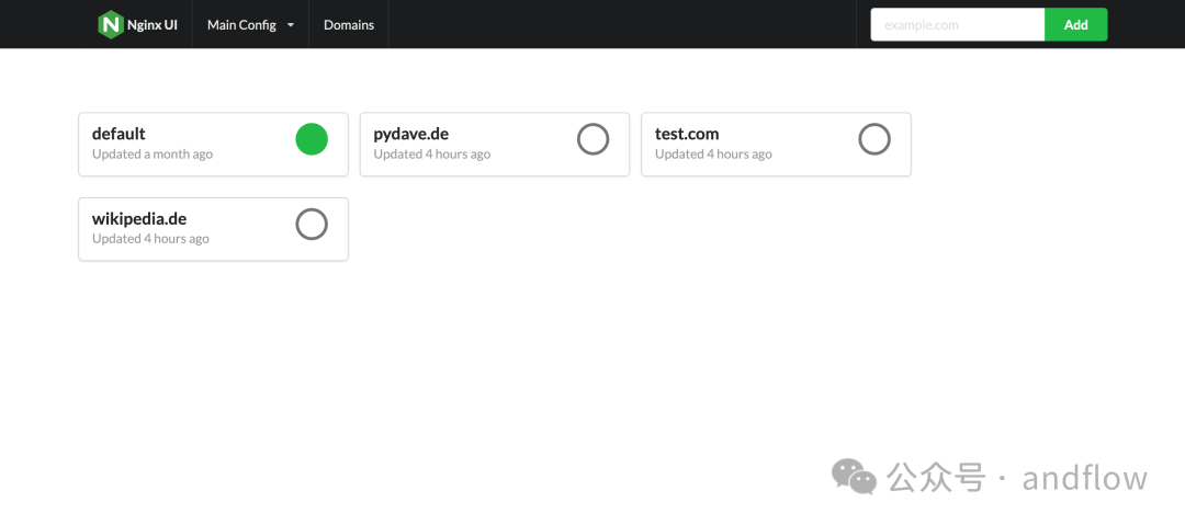 8 个免费开源 Nginx 管理系统，轻松管理 Nginx 站点配置