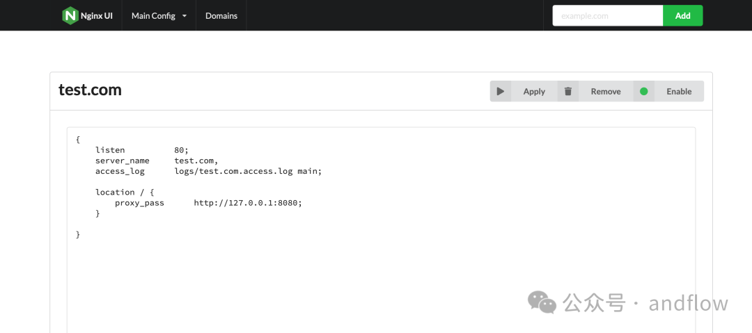8 个免费开源 Nginx 管理系统，轻松管理 Nginx 站点配置