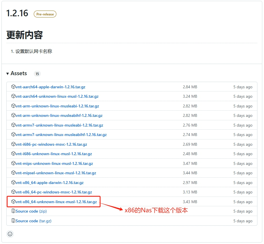 Nas 部署一个强大的内网穿透和组网工具 - vnt